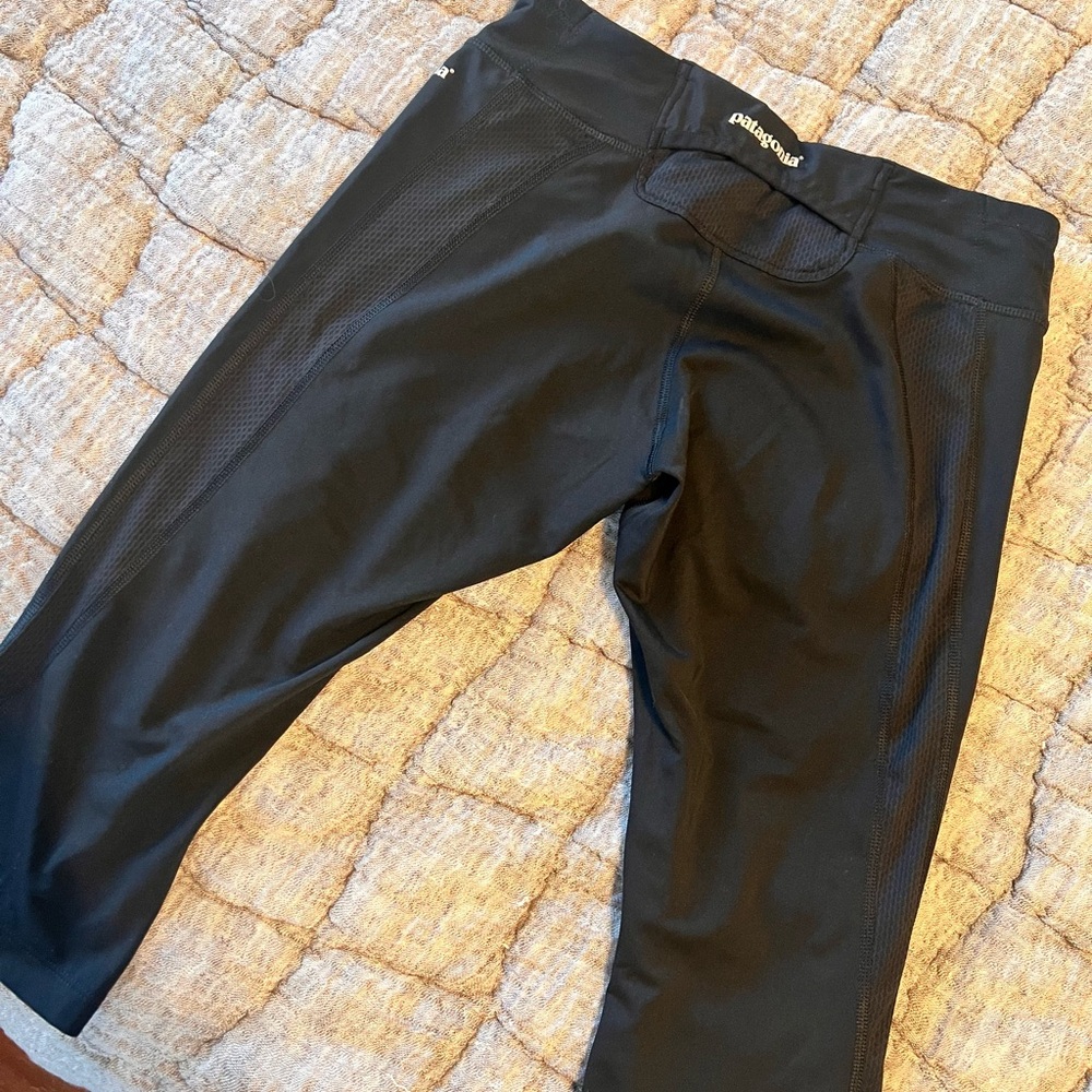 Patagonia Black Leggings Comfortable Athletic Wear